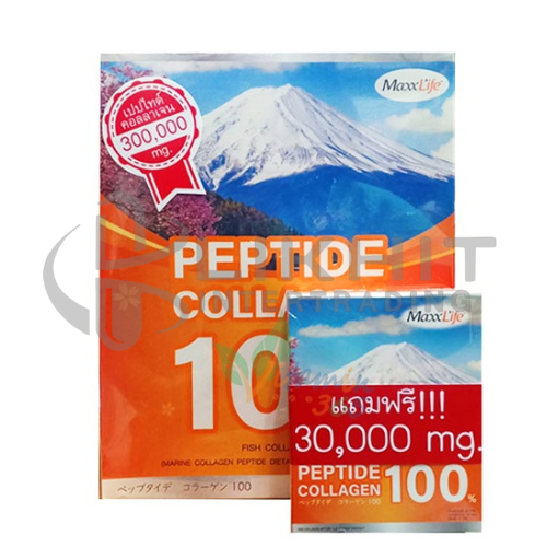 [1300] MAXXLIFE COLLAGEN PEPTIDE 300G. + COLLAGEN 3G.*10ซอง