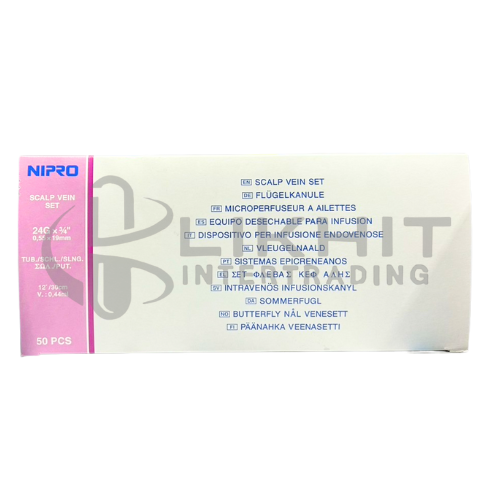 [2183] NIPRO SCALP VEIN SET 24G*3/4 .0,55*19MM