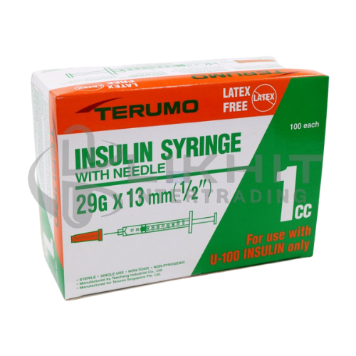 [2254] SYRINGE INSULIN 1CC.29Gx1/2"(TRM)