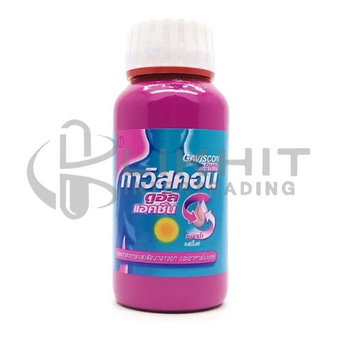 [2616] GAVISCON DUAL ACTION ชมพู 150ML
