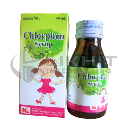 [2628] CHLORPHEN SYR 60ML เขียว