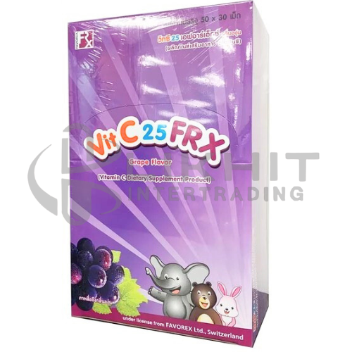 [3154] VIT C-25 FRX 20X30'S องุ่น