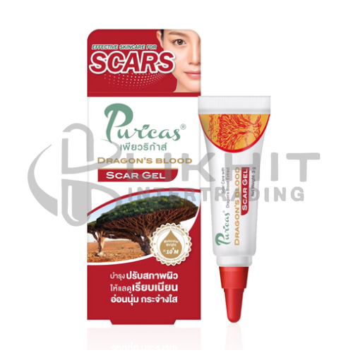 [3638] PURICAS DRAGON'S BLOOD SCAR GEL 3G