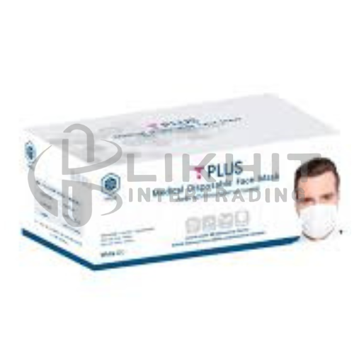 [3758] MASK T PLUS สีขาว 50'S