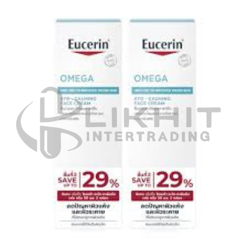 [3860] EUCERIN OMEGA ATO-CALMING FACE CREAM 50ML แพ็คคู่