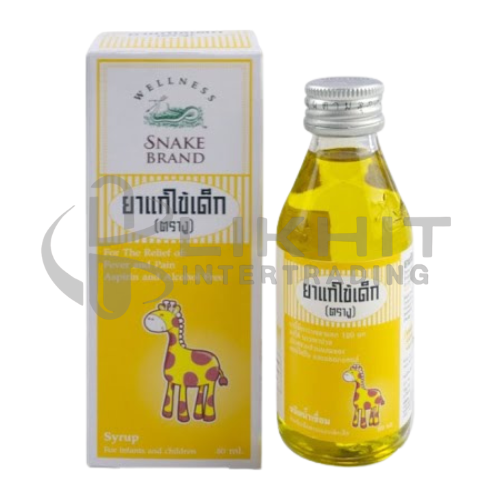 [4086] ยาแก้ไข้เด็กตรางู 60CC.