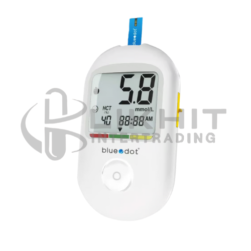 [4462] เครื่องวัดน้ำตาลในเลือด BLUE DOT B-GM162+บอลบีบ