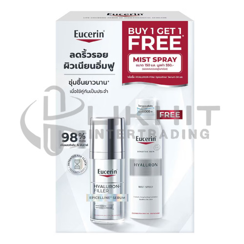 [4704] EUCERIN HYALULON EPICELLINE SERUM 30ML FREE HYALURON MIST SPYAY 150ML