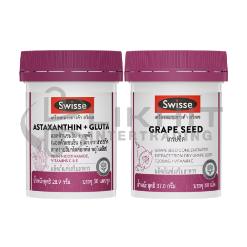 [4743] SWISSE ASTAXANTHIN+GLUTA 30'S แพ็คคู่